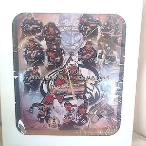 Colorado Avalanche Clock Stanley Cup Champs 2001